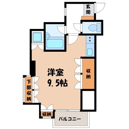 竹林マンション Ⅰの物件間取画像